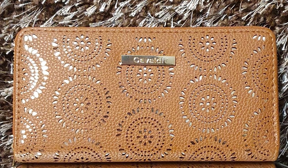 Portfeliki damski Ażurowy Brązowy