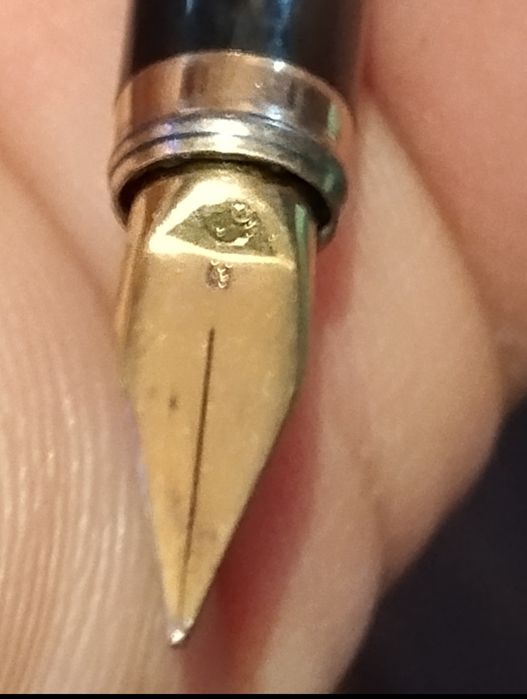 Conjunto de esferográfica e caneta "Élysées" - Ouro...