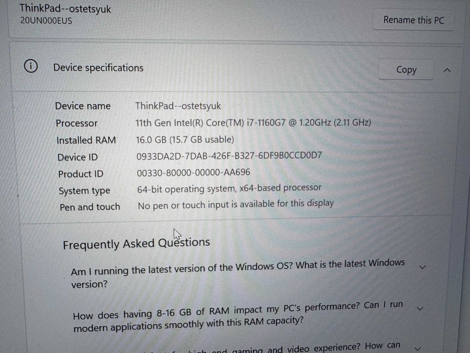 Lenovo X1 Nano Gen 1/i7-1160G7/2k ips/16gb ddr4/512SSD