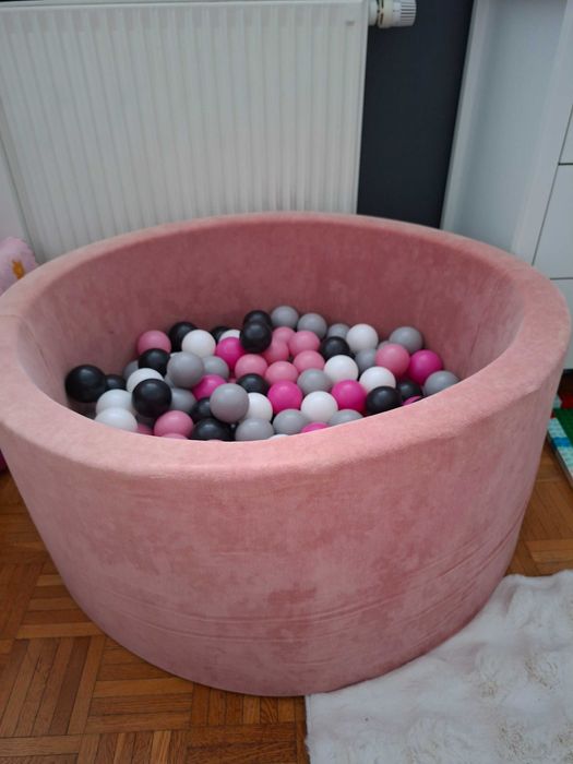 Basen z kulkami  różowy