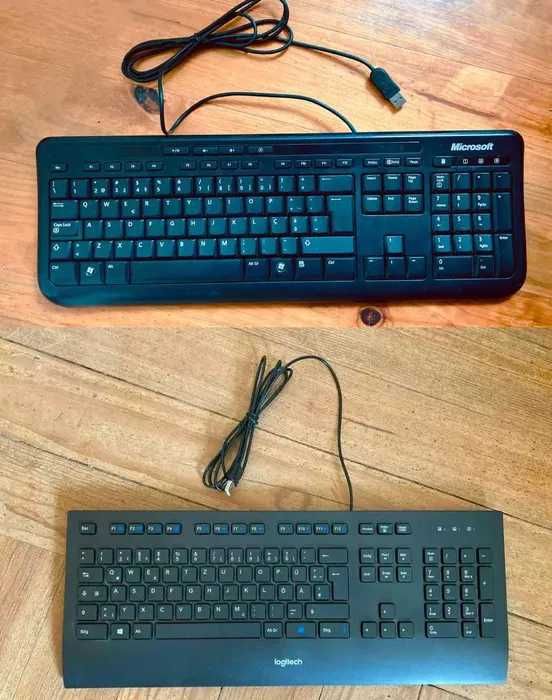 Excelentes Teclados USB - Trabalho, Estudo ou Games