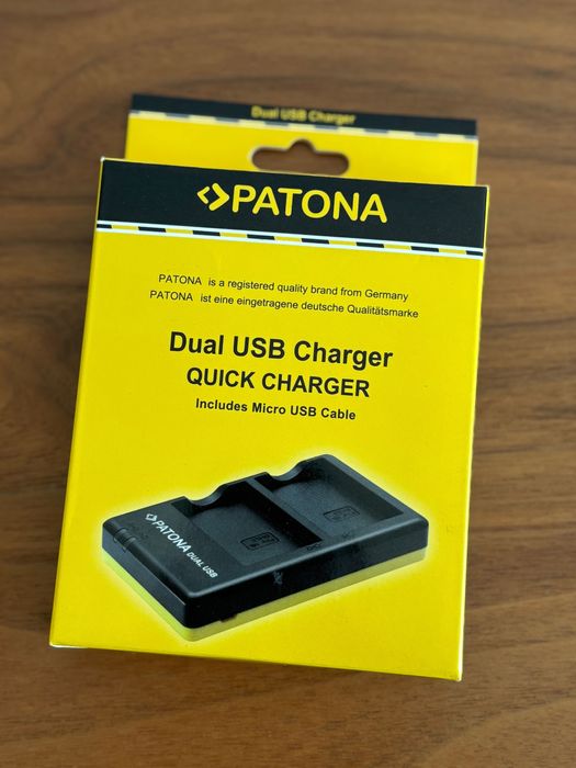 Carregador USB duplo para baterias Canon  511