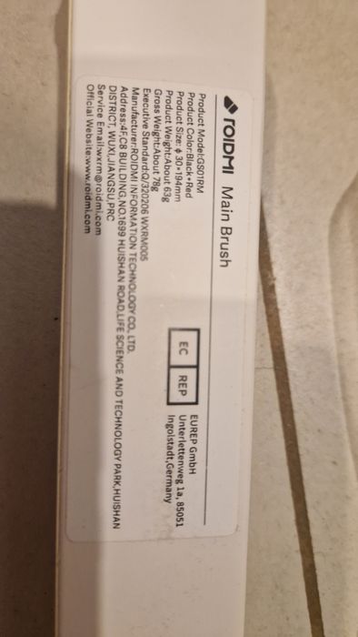 Oryginalne szczotkI Xiaomi Roidmi Eve Plus