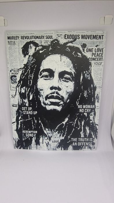 Póster Texturizado Bob Marley