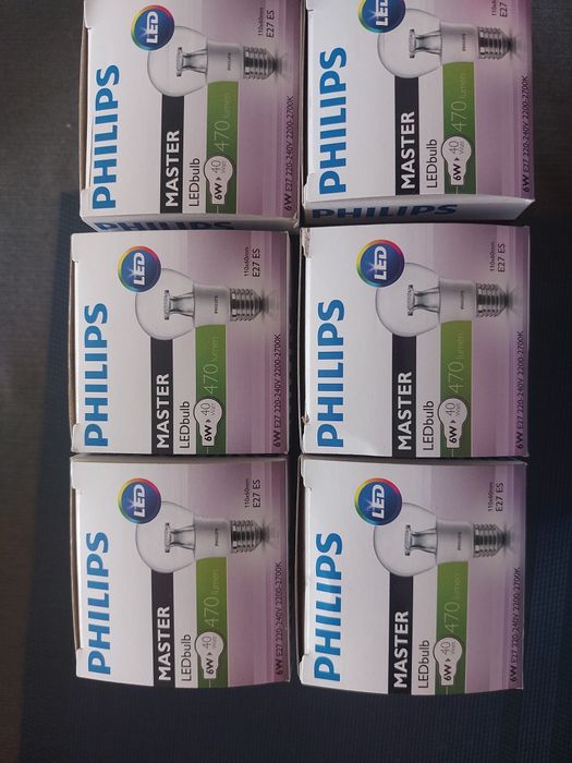 Żarówki led philips Master 6w e27 2700 k warm