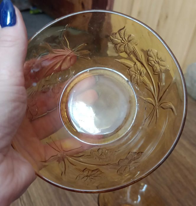 Małe miseczki ze szkła Duralex wzorowane retro 2 szt