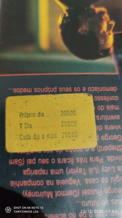 Cassetes de vídeo VHS