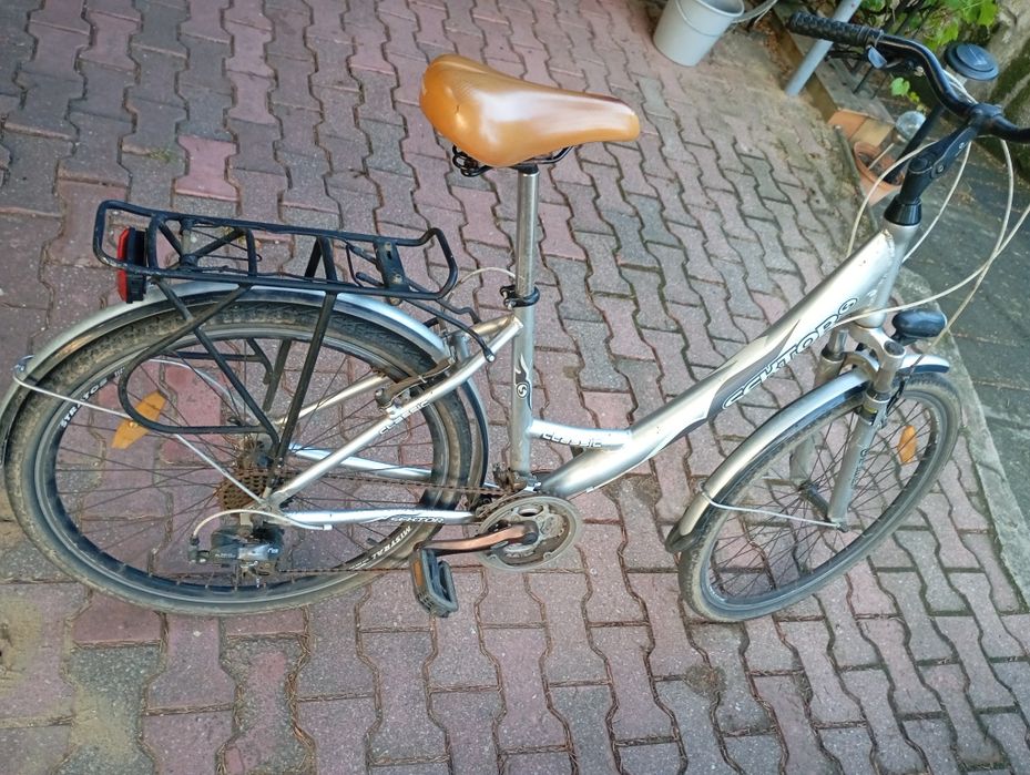 Rower miejski aluminiowy