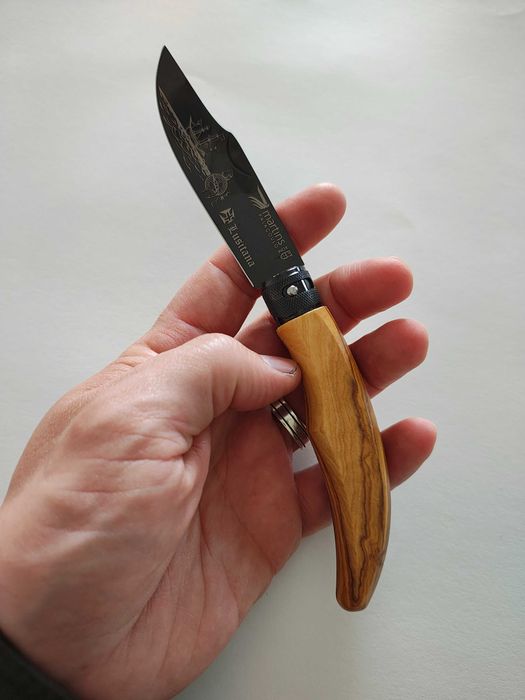 Navalha ellegance lisitana + bolsa  f. TITÂNIO Martins