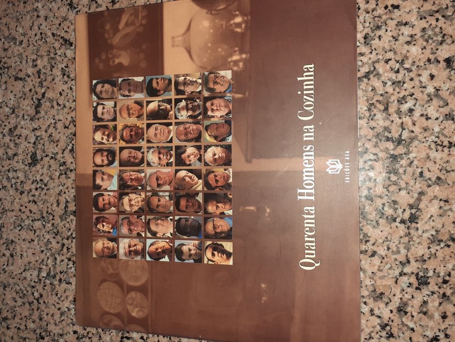 Livro "quarenta homens na cozinha"