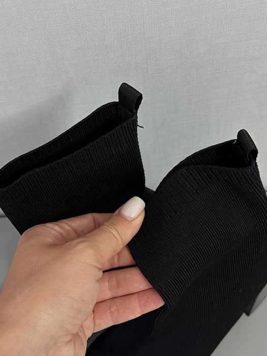 Чобітки чорні zara 36