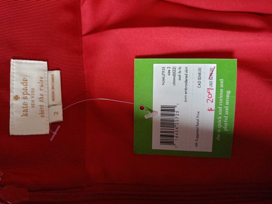 Spódnica Kate Spade rozm. 2