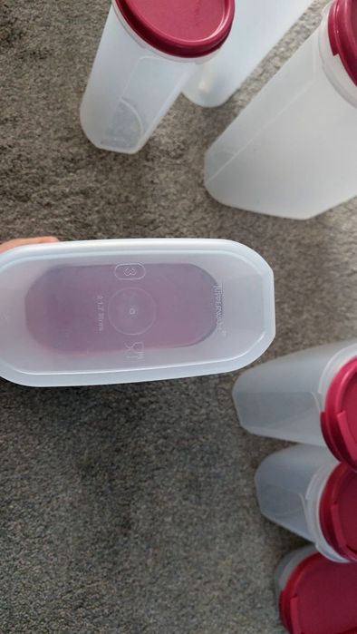 Conjunto de tupperware plastico