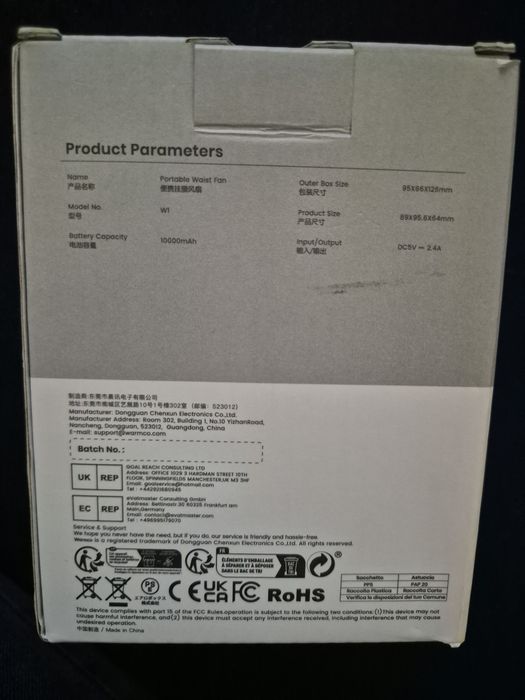 Wiatrak USB mini wentylator 4w1 powerbank