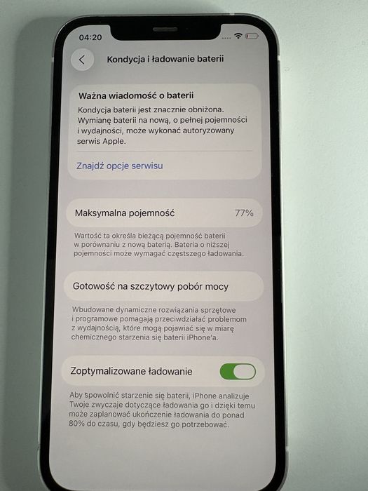 Iphone 12 biały 128GB
