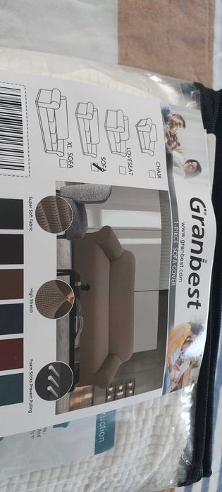 Granbest Pokrowiec na sofę klasy premium, wodoodporny