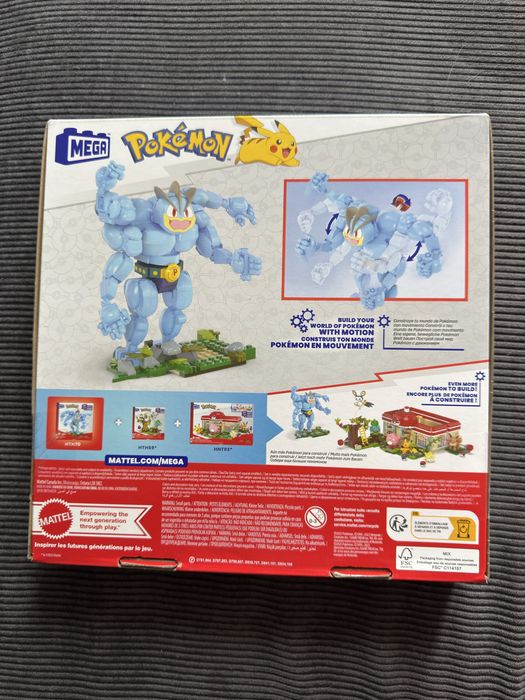 Klocki MEGA Pokémon - Machamp (Mattel) NOWE, nie otwierane