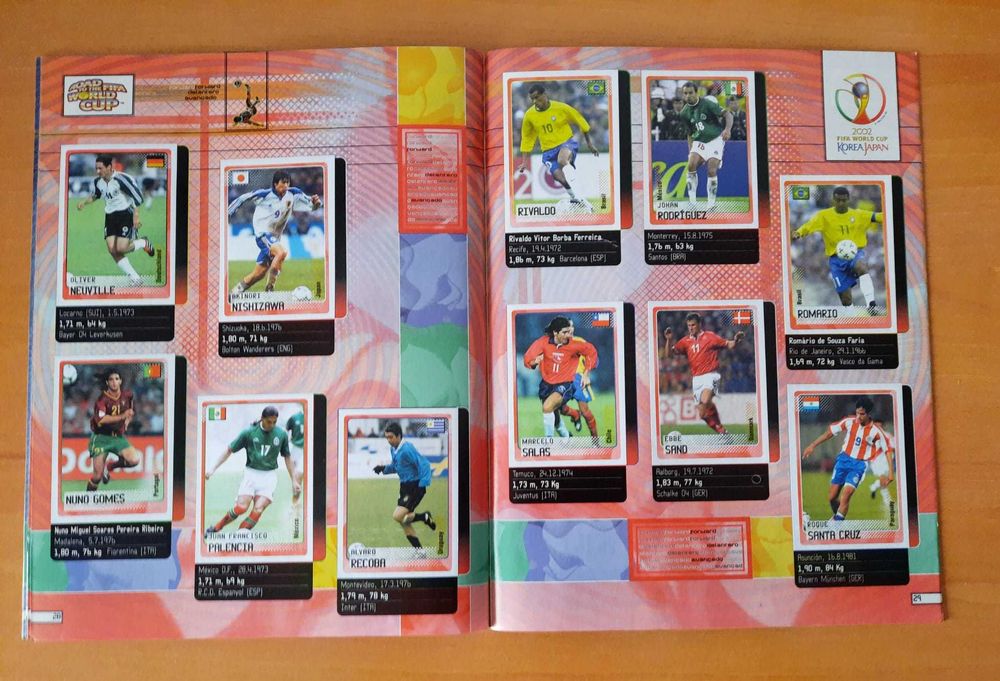 Caderneta Road to Mundial 2002 panini como Nova COMPLETA