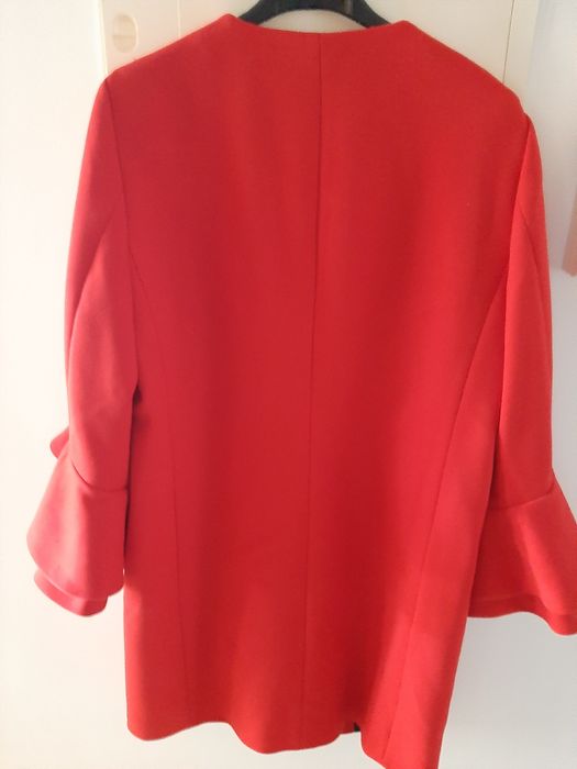 Casaco Natal vermelho lindo, M