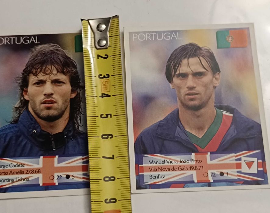 2 Autocolantes da Seleção Nacional Eurocup 96