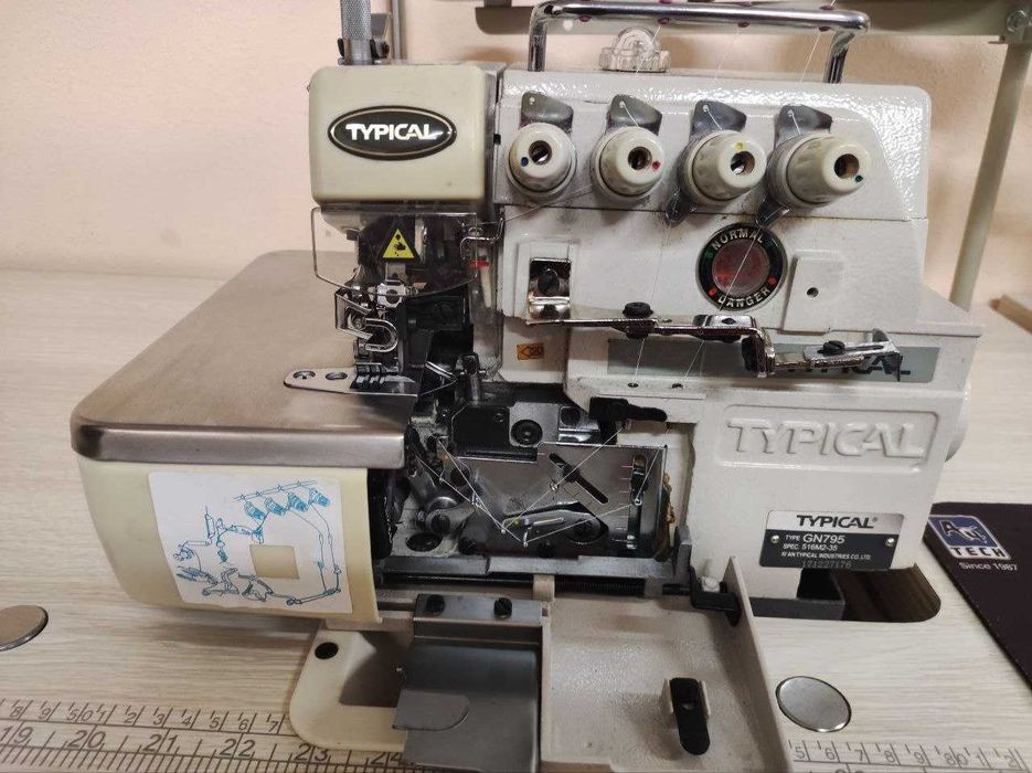 Промисловий оверлок Typical GN795D (5×5) + стіл у подарунок