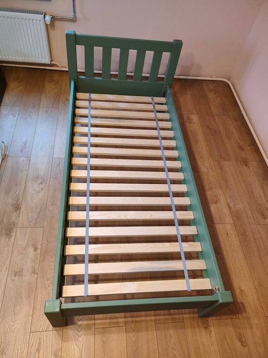 Nowe sosnowe łóżko drewniane 90x200 malowane