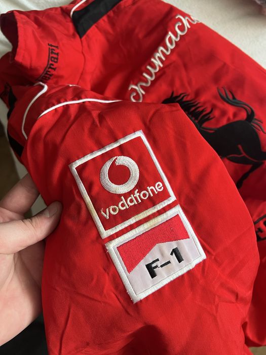 y2k Куртка Бомбер Ferrari Michael Shumacher Malboro x Alpha Industries