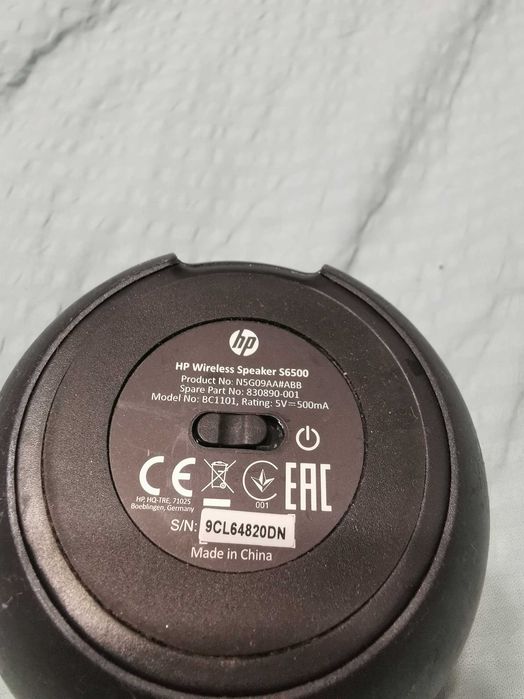 Coluna Som Bluetooth da marca HP