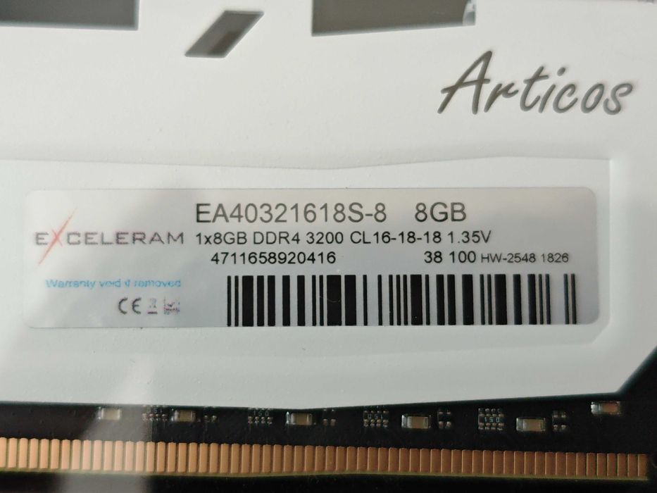 DDR4 8Gb 3200MHz G.Skill Exceleram на гарантии