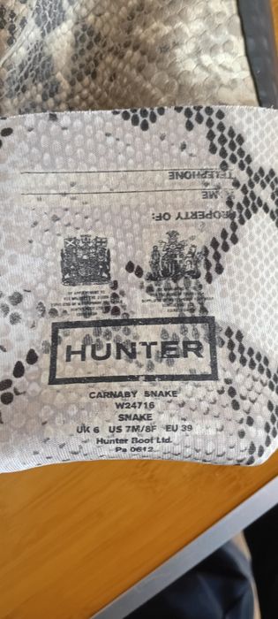 Чобітки гумові жіночі HUNTER