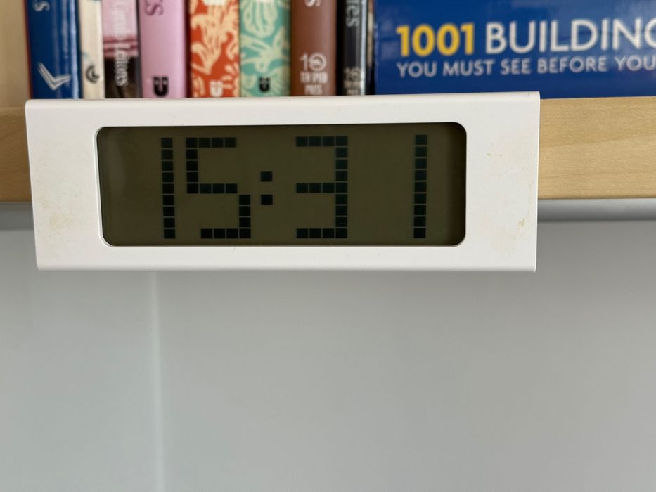 Relógio despertador de prateleira IKEA Vikis