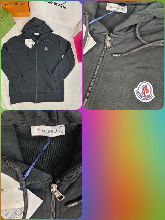 Bluza męska rozpinana kaptur ea7 maly znaczek ralph logowane