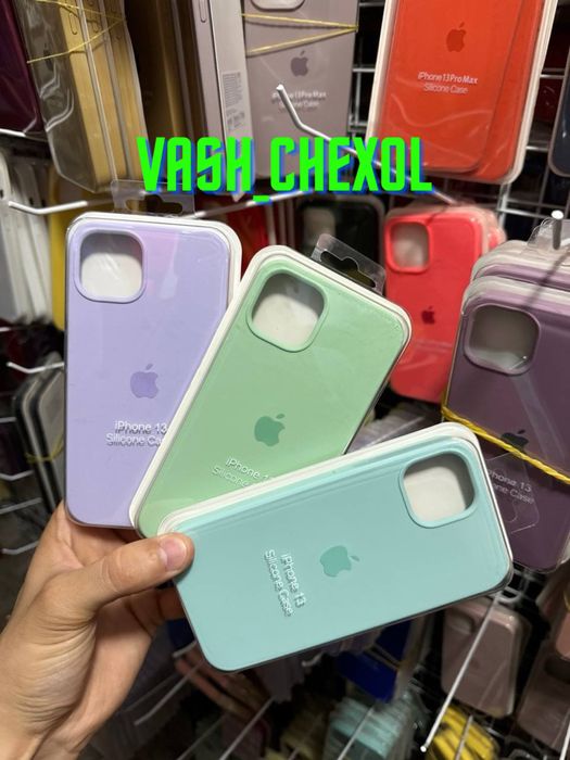 Чехол на айфон 13 и другие silicone case