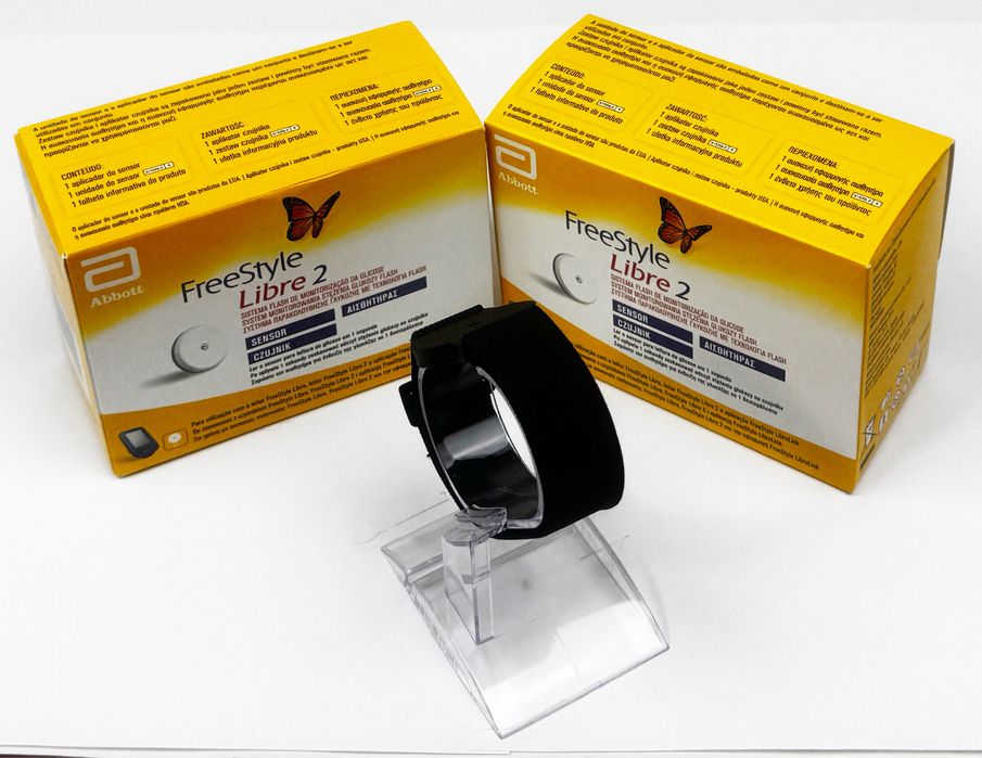 Opaska ochronna na sensor FreeStyle Libre 2 - Czarna