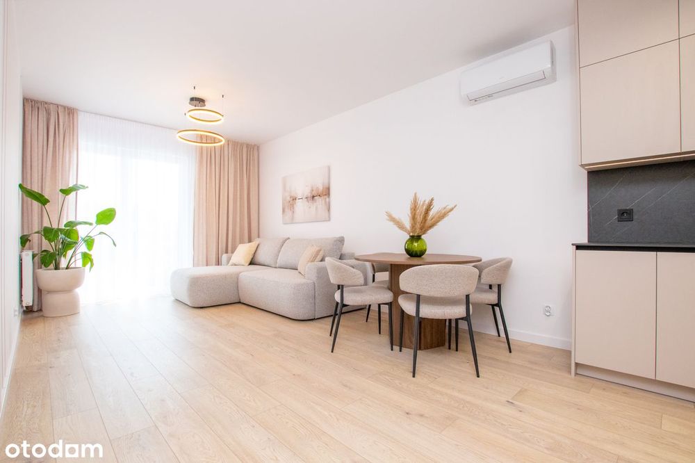 3 Pokoje | 51,3 M² | Nowe| Wykończone| Klimatyzacja| Maślice |Wrocław