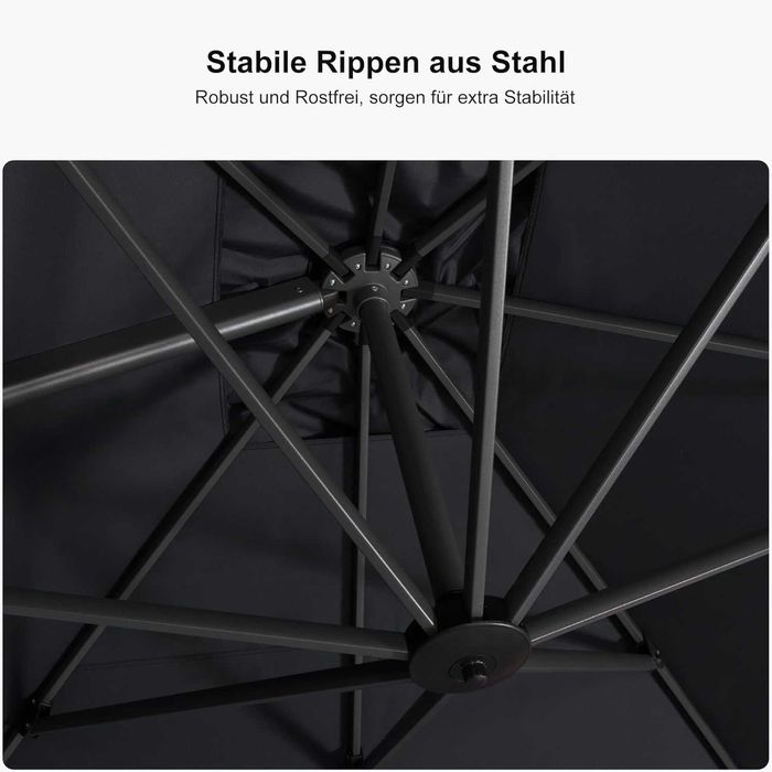 Nowy parasol ogrodowy / parasolka / obrotowy /300cm/PURPLE LEAF !A871!