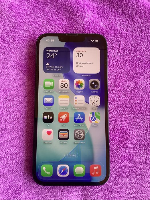 Smartfon Iphone 13 128 GB 5G Czarny T-MOBILE