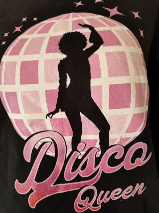 Strój przebranie lata 80/90 królowa disco dyskoteka 5 części rozmiar S