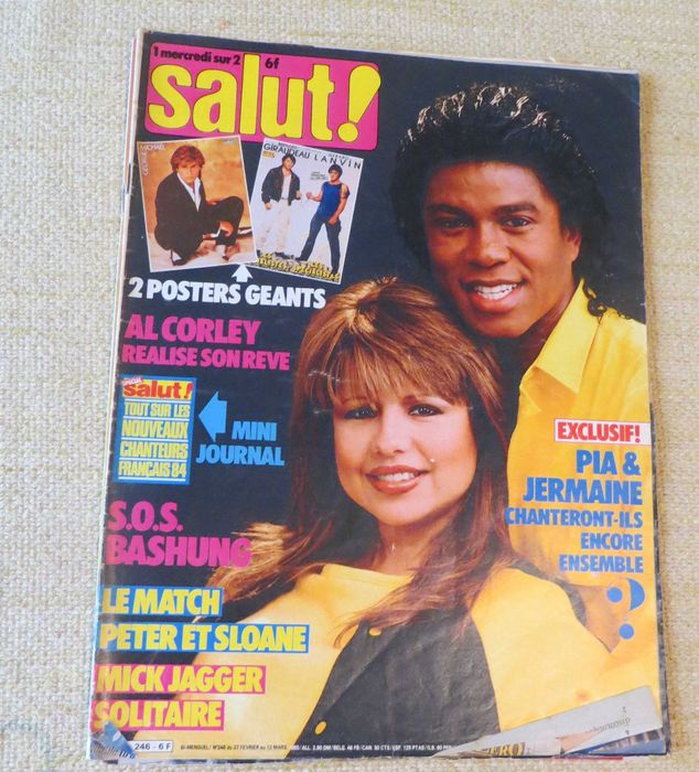 Revista Salut 1985- Especial Mick Jagger - Com poster Mick Jagger 1985