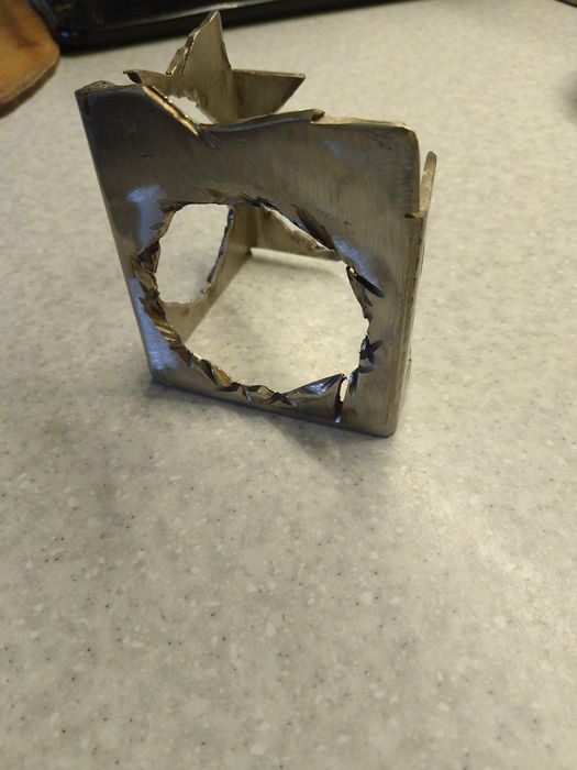 Абстракція металева нержавійка