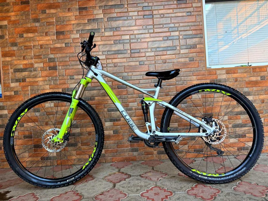Велосипед CUBE Stereo PRO 29"M" Shimano Deore, SR Suntour XCR Воздух