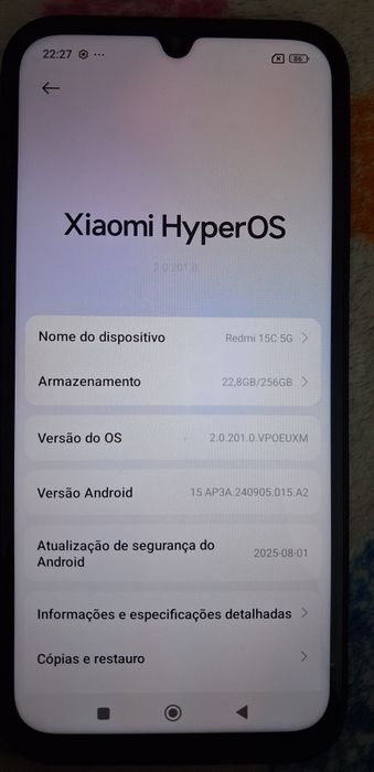 Telemóvel Redmi 15C