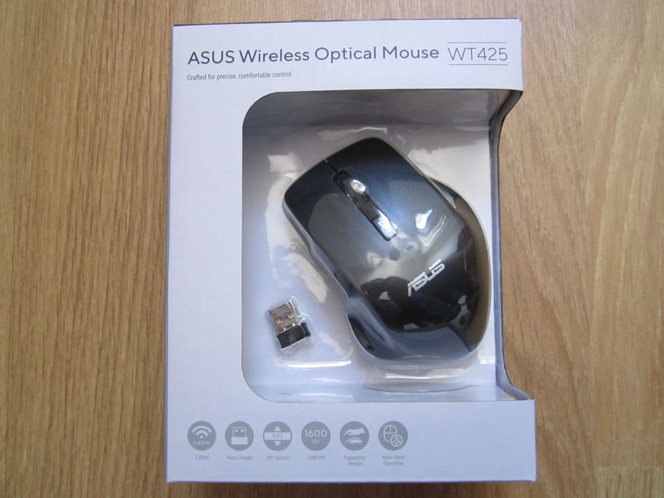 Mysz Asus WT425 BLACK bezprzewodowa mysz optyczna
