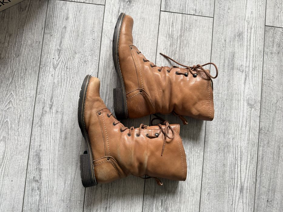 Brązowe trzewiki trapery Lasocki 40