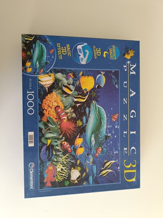 Vendo puzzle 3D do mar - clementoni novo
