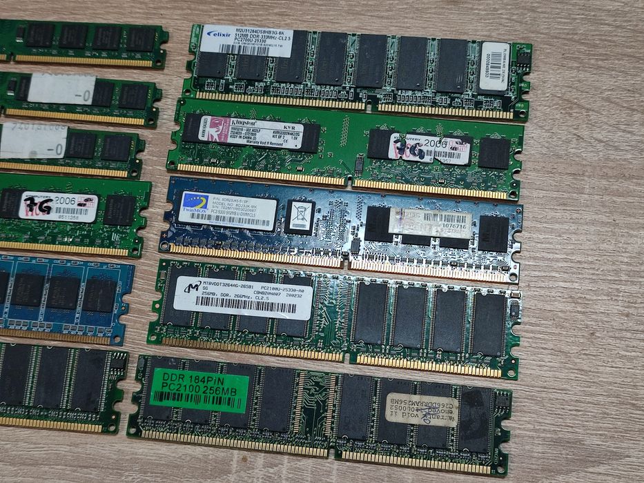 Pamięć RAM DDR, DDR2.