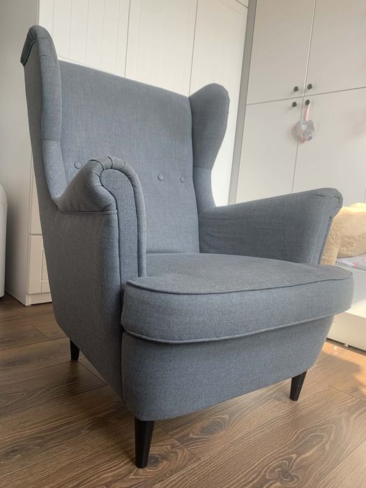 Fotel „uszak” z ikea