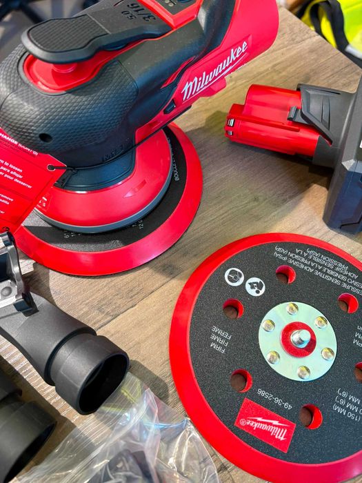 Milwaukee 2585-22CX M12 FUEL Szlifierka Mimośrodowa 150 mm 6" 2x Aku