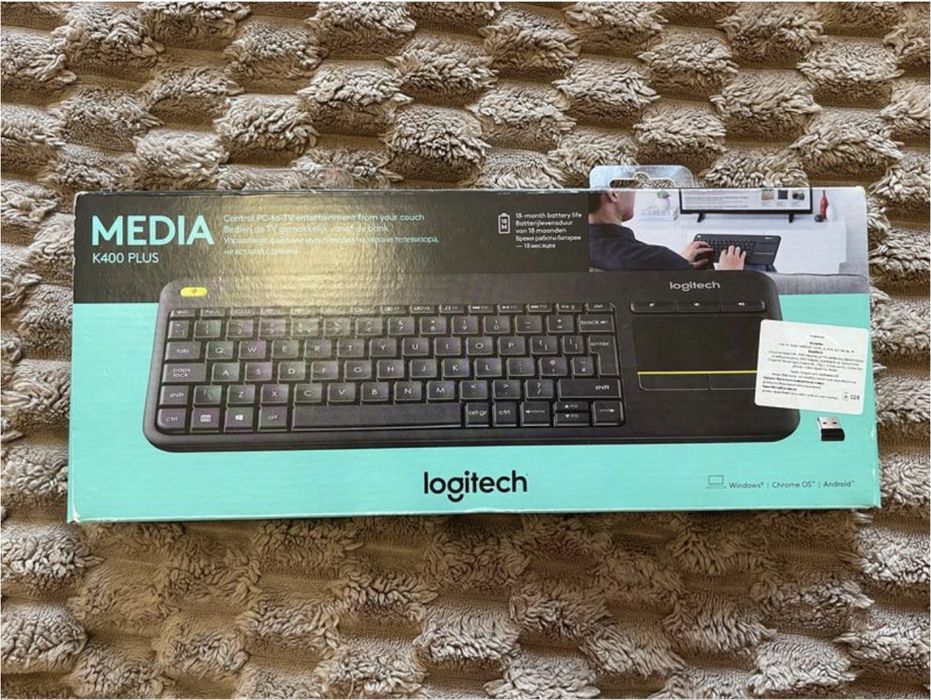 Клавіатура Logitech media K400 plus