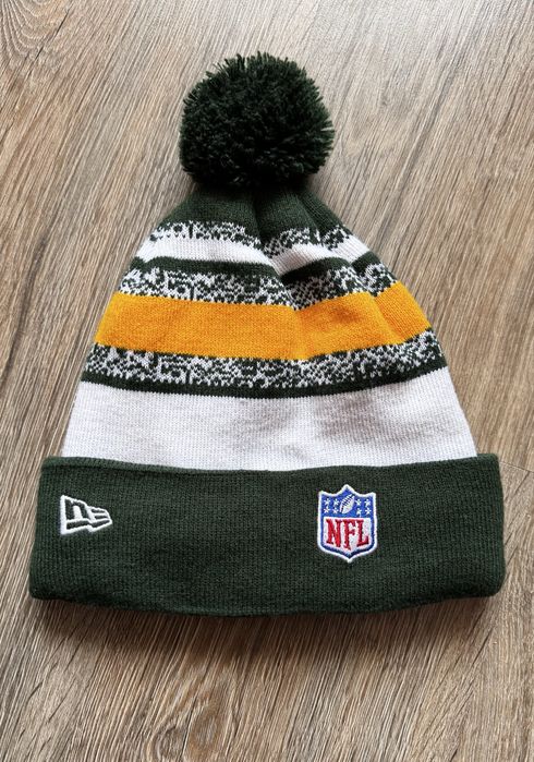 Шапка з балабоном New Era NFL Green Bay Packers туристична лижна